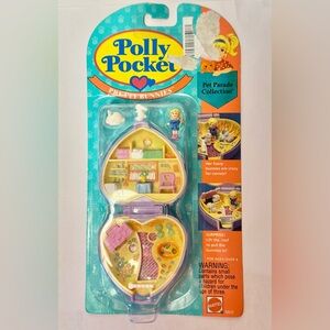 Vintage 1993 Polly Pocket Pet Parade Pretty Bunnies NIB Rare #10633